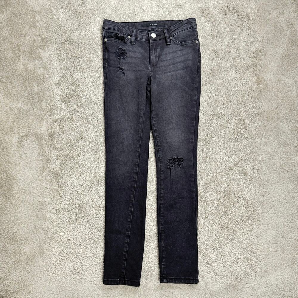 Joe's Jeans Girls The Markie Ankle Mid-Rise Skinny Jeans Black Size 14 Big Kid